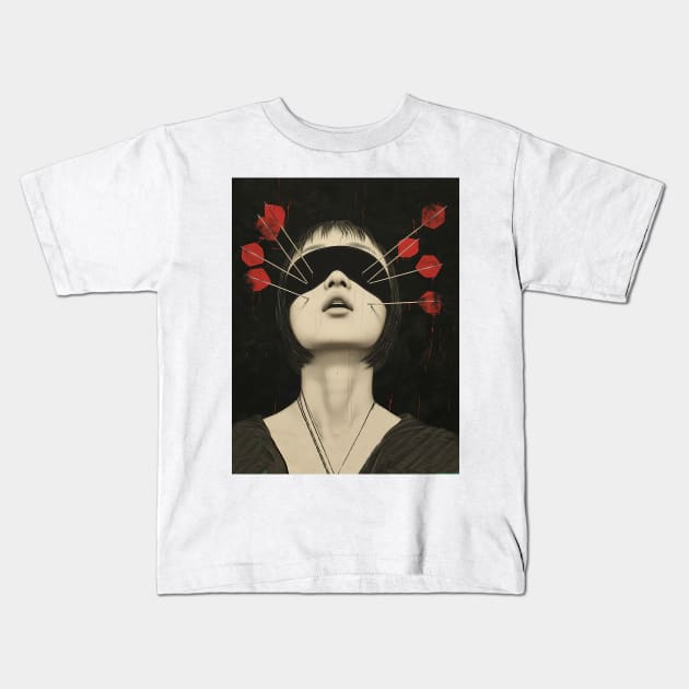 Blind Leading the Blind: Blind Faith: Kids T-Shirt by Puff Sumo